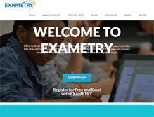 Tablet Screenshot of exametry.com
